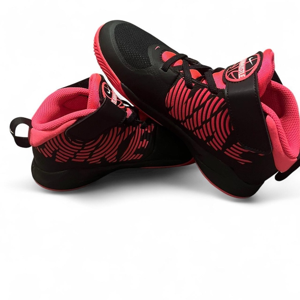 Nike Kids Black and Pink Sneakers
